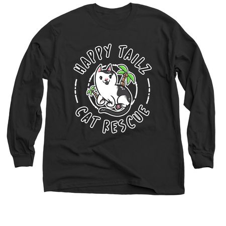Happy Tailz Cat Rescue, a Black Classic Long Sleeve Tee