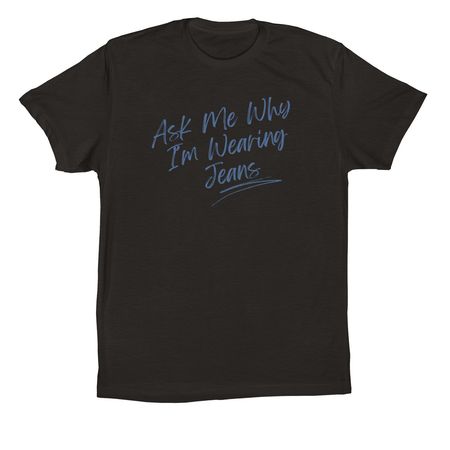 Denim Day 1, a Black Premium Cotton Tee