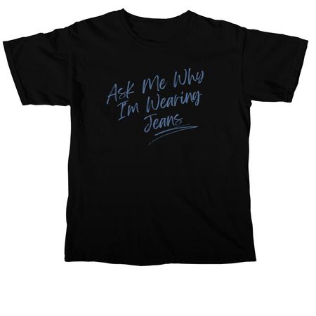 Denim Day 1, a Black Comfort Colors Unisex Tee