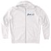 Full Zip Unisex Hoodie, a Cool Heather Grey Stanley/Stella Unisex Cultivator 2.0 Zip Up Hoodie