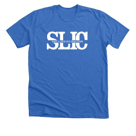 SLIC Colorful Tee, a Heather True Royal Premium Unisex Tee