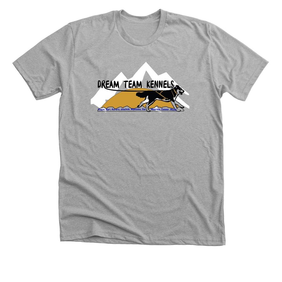 Iditarod 2027 dream, a Athletic Heather Premium Unisex Tee