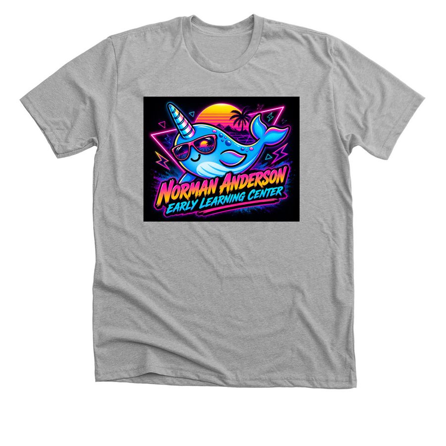 80's Norma Anderson, a Athletic Heather Premium Unisex Tee