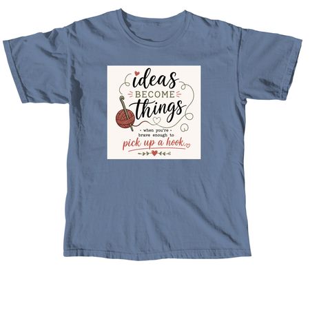 The Makers Collection - Crochet, a Blue Jean Comfort Colors Unisex Tee