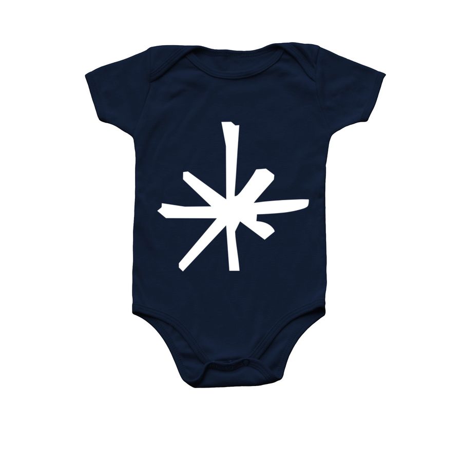 Asterisk Babies!, a Navy Infant Onesie