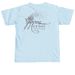 Choose Hope (Light Edition), a Chambray Comfort Colors Unisex Tee (back-view)