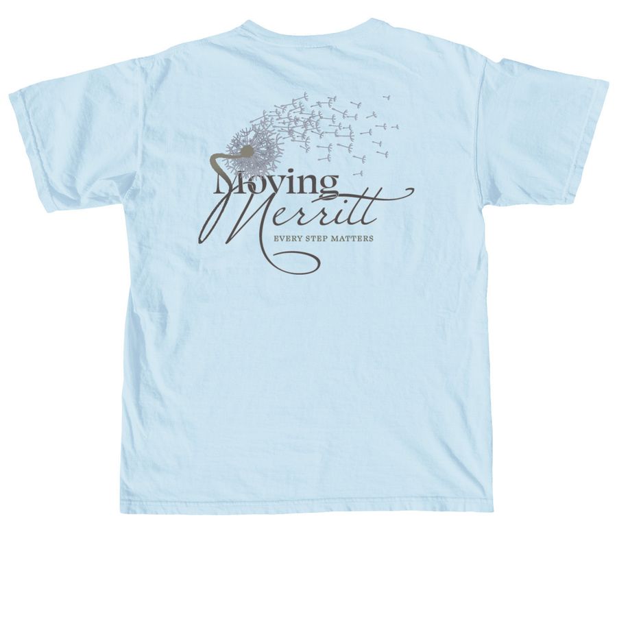 Choose Hope (Light Edition), a Chambray Comfort Colors Unisex Tee (back-view)