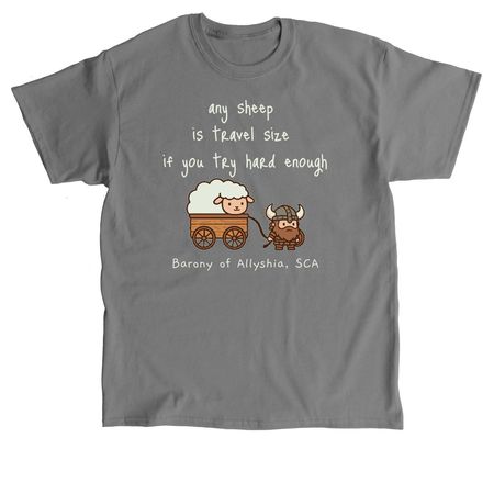 Have Sheep will Travel, a Charcoal Classic Unisex Tee