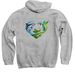 Classroom Love, a Sport Grey Pullover Hoodie (back-view)
