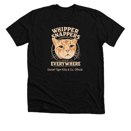 Whipper Snappers Are Everywhere, a Solid Black Blend Premium Unisex Tee