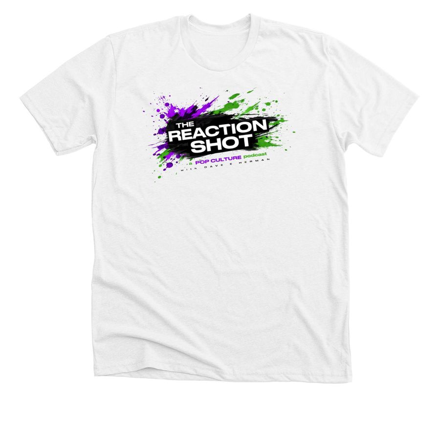 REACTION SHOT SHIRTS., a Solid White Blend Premium Unisex Tee