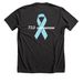 Team Finley?s Fighters&nbsp;, a Dark Grey Heather Premium Unisex Tee (back-view)