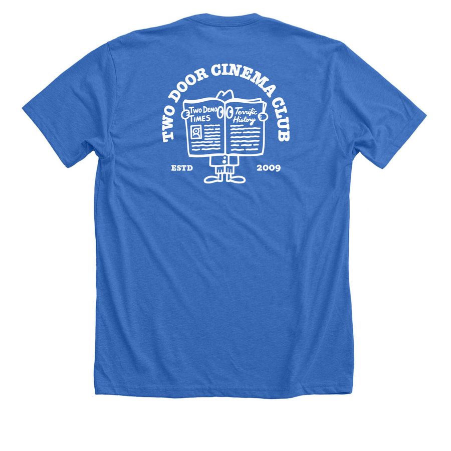 Two Door Cinema Club T Shirt, a Heather True Royal Premium Unisex Tee
