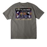 Support the channel, a Asphalt Unisex Heavyweight Tee (back-view)