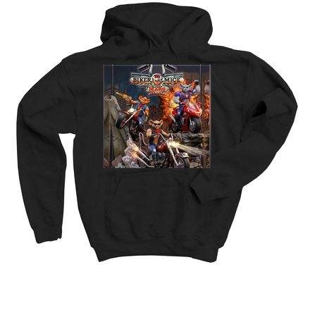 SNES Biker Mice from Mars T-Shirt, a Black Youth Pullover Hoodie