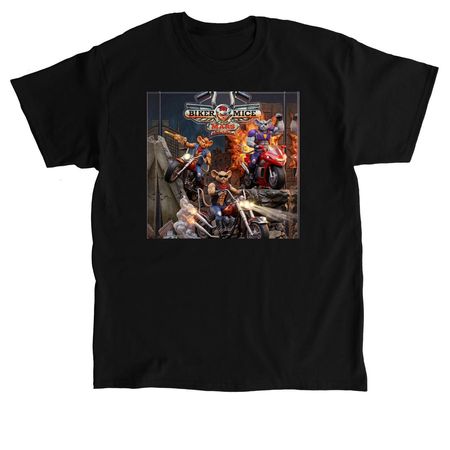 SNES Biker Mice from Mars T-Shirt, a Black Classic Unisex Tee