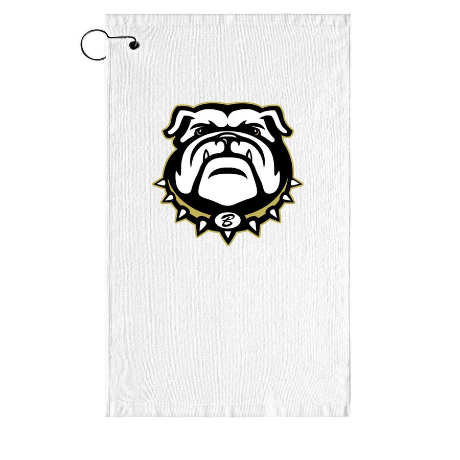 Bulldogs Golf Towel, a White Golf Towel