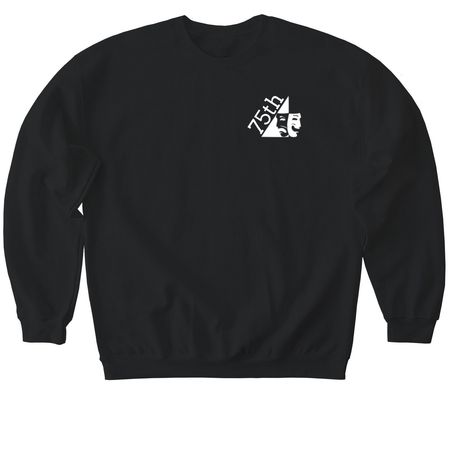 TAP 75th Anniversary Shirts, a Black Softstyle Crewneck Sweatshirt