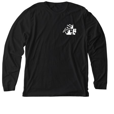 TAP 75th Anniversary Shirts, a Solid Black Blend Premium Long Sleeve Tee