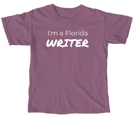 Shirts - I'm a Florida Writer, a Berry Comfort Colors Unisex Tee