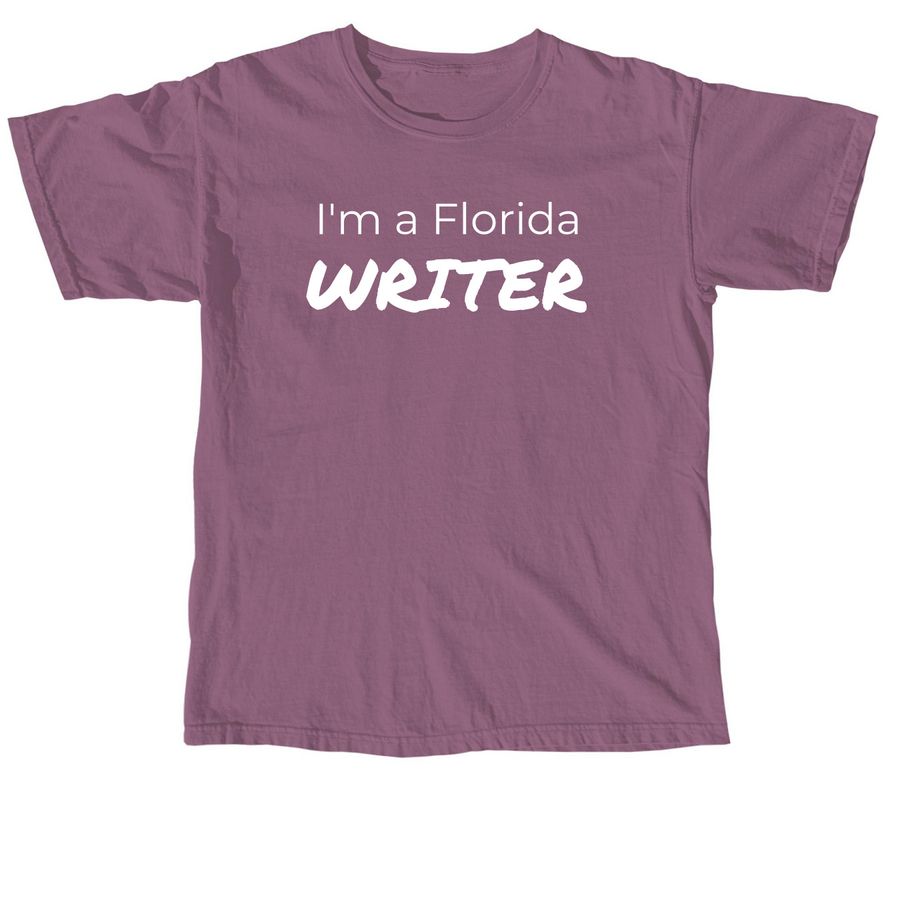Shirts - I'm a Florida Writer, a Berry Comfort Colors Unisex Tee