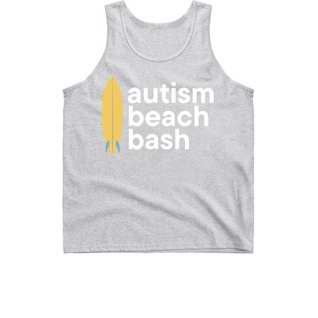 Autism Beach Bash Tees & Sweats, a Sport Grey Classic Unisex Tank Top