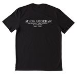 Hoot Rangewear, a Deep Black Allmade Heavyweight Recycled Cotton Tee (back-view)