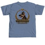 Forever Loyal ?, a Blue Jean Comfort Colors Unisex Tee (back-view)