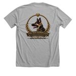 Forever Loyal ?, a Athletic Heather Premium Unisex Tee (back-view)