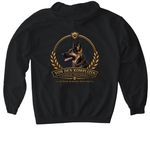 Forever Loyal ?, a Black Gildan Softstyle Pullover Hoodie (back-view)
