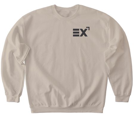 GO Crewneck Sweatshirt, a Sand Softstyle Crewneck Sweatshirt