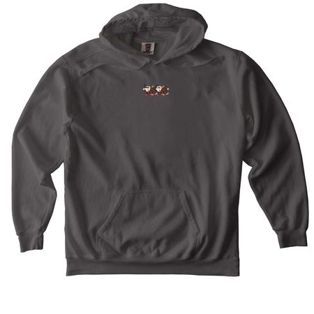 CBCC Cups and Bucks, a Pepper Comfort Colors Pullover Hoodie
