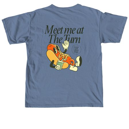 Meet Me at the Turn, a Blue Jean Comfort Colors Unisex Tee
