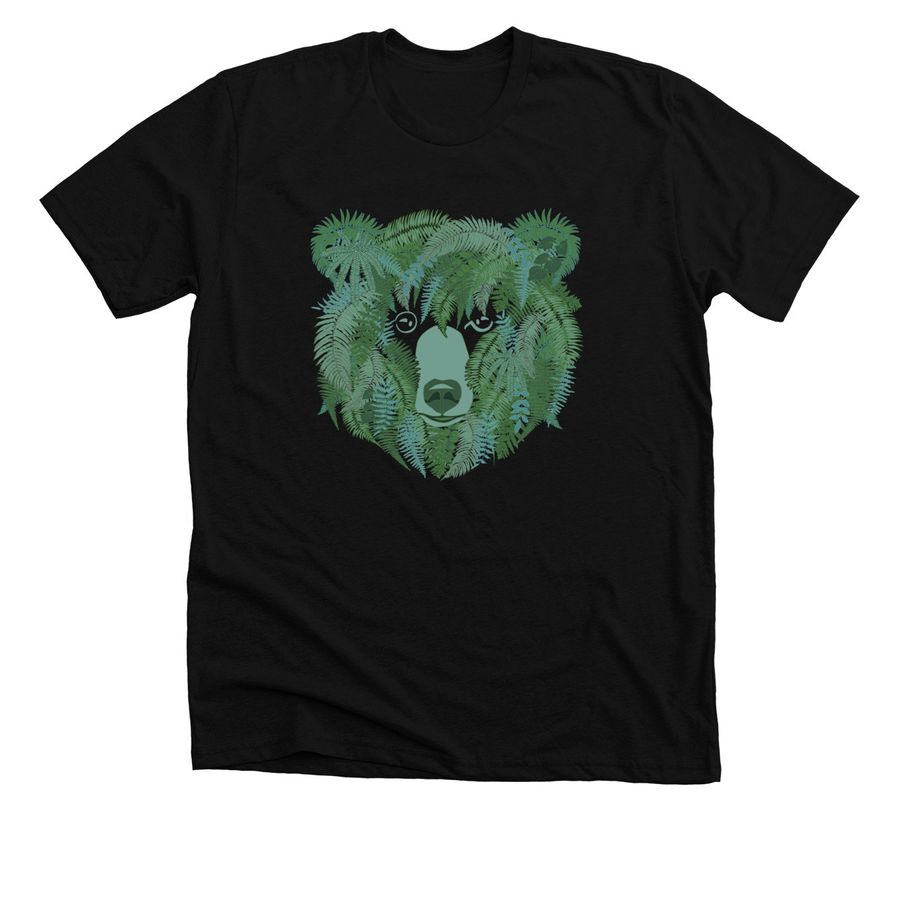 Team Mama Bear, a Solid Black Blend Premium Unisex Tee