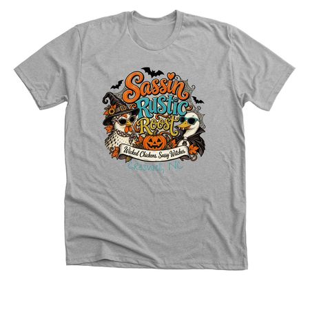 Staying SpOoOky, a Athletic Heather Premium Unisex Tee