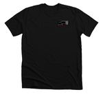GW Firefighter, a Solid Black Blend Premium Unisex Tee (back-view)