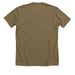 Not Accountable to Mortals, a Heather Olive Premium Unisex Tee (back-view)