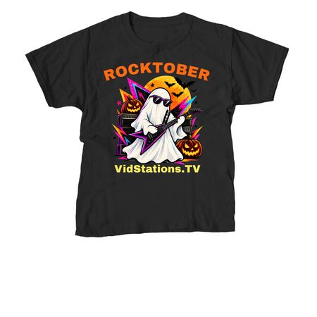 Rocktober, a Black Youth Unisex Tee