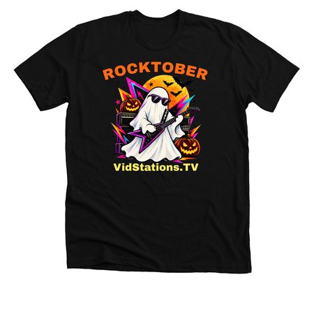 Rocktober, a Solid Black Blend Premium Unisex Tee