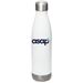 ASAP Water Bottle, a White Stainless Steel Water Bottle