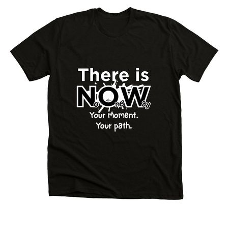 N.O.W. Statement (W), a Solid Black Blend Premium Unisex Tee