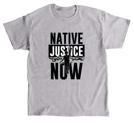 Native Justice Now, a Sport Grey Classic Unisex Tee