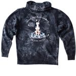 Find your Diamond in the Ruff, a Black Youth Tie Dye Pullover Hoodie (back-view)