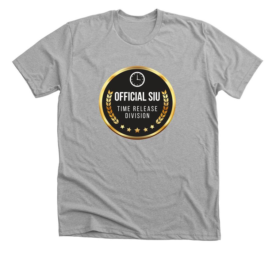 Official SIU Time Release Division, a Athletic Heather Premium Unisex Tee
