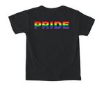 teensy tiny youth tee, a Black Comfort Colors Youth Tee (back-view)