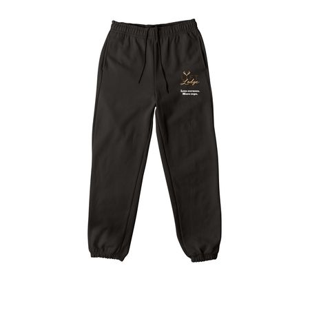 Lift Lodge Comfy Pants, a Black Premium Heavyweight Jogger