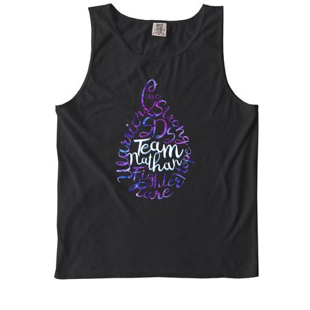 TGT x SuperNathan, a Black Comfort Colors Tank Top