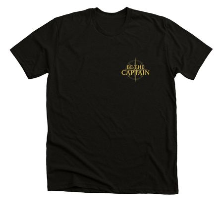 Be The Captain, a Black Heather Premium Unisex Tee