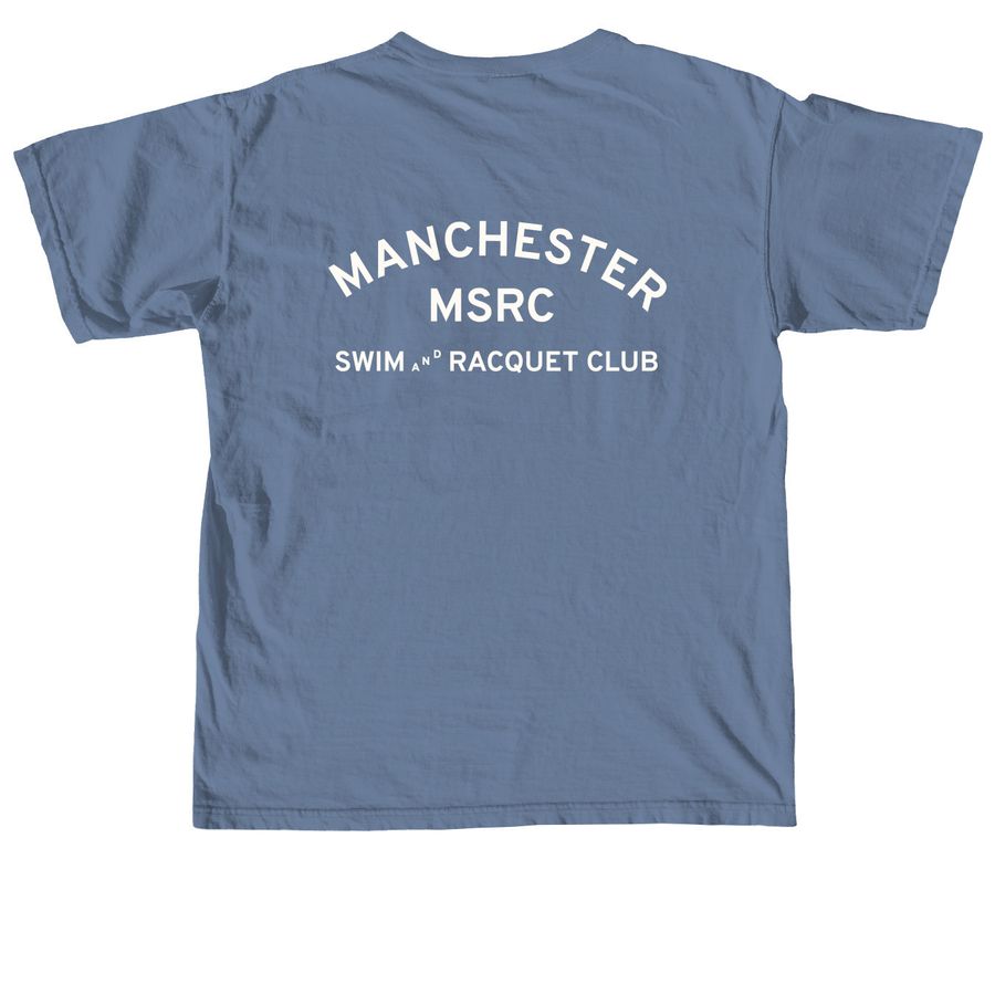 Marlins Swag, a Blue Jean Comfort Colors Unisex Tee (back-view)