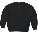 MMIP, a Black Softstyle Crewneck Sweatshirt (back-view)